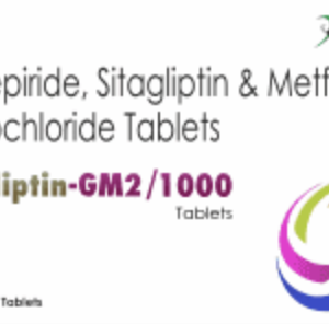 SITAGLIPTIN 50MG, GLIMEPIRIDE 2MG, METFORMIN 1000MG