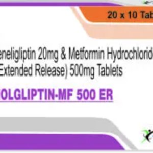 Generic Teneligliptin 20 mg + Metformin Hydrochloride 500 mg