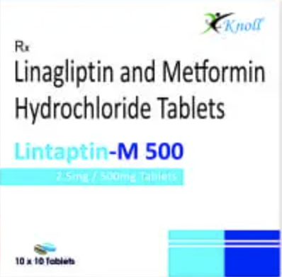 Linagliptin 2.5 mg + Metformin Hydrochloride 500 mg
